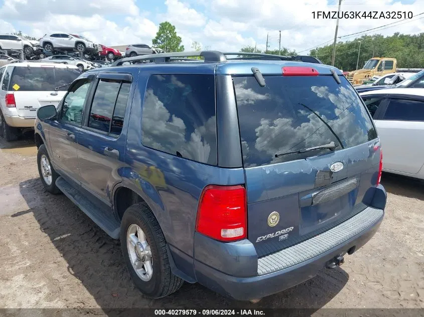 1FMZU63K44ZA32510 2004 Ford Explorer Xlt