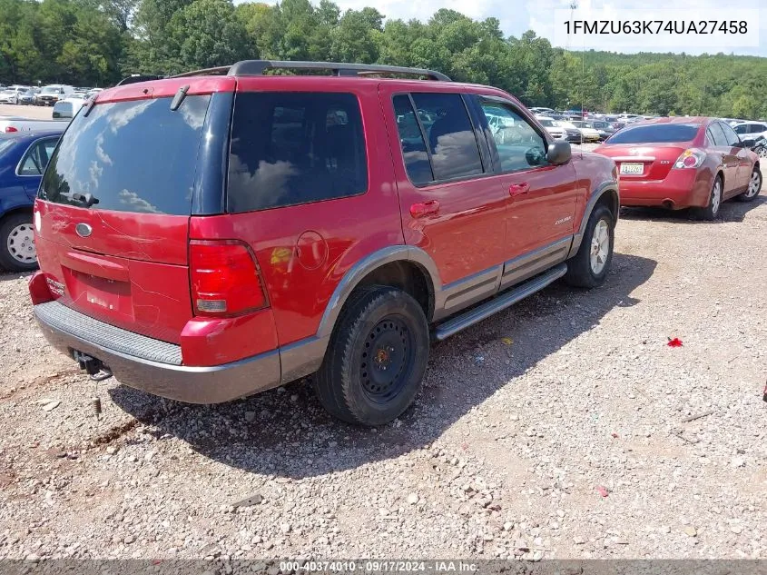 1FMZU63K74UA27458 2004 Ford Explorer Xlt