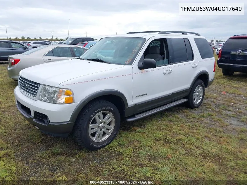 1FMZU63W04UC17640 2004 Ford Explorer Xlt/Xlt Sport/Nbx