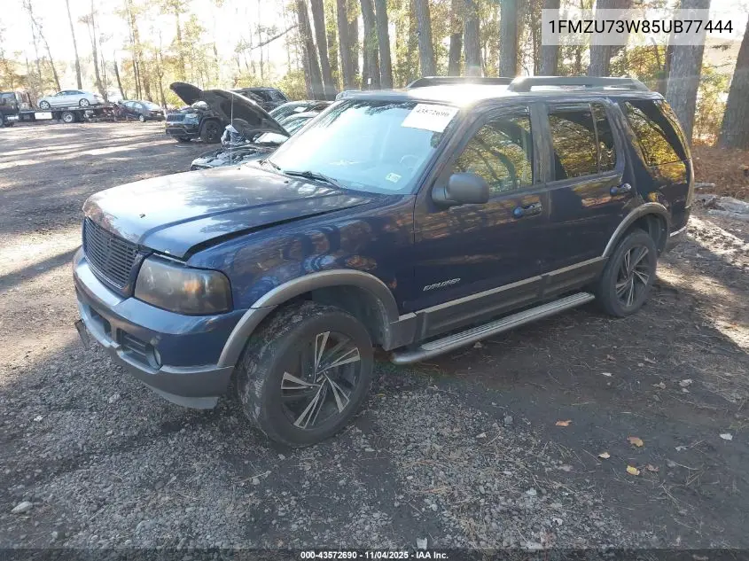1FMZU73W85UB77444 2005 Ford Explorer Xlt/Xlt Sport