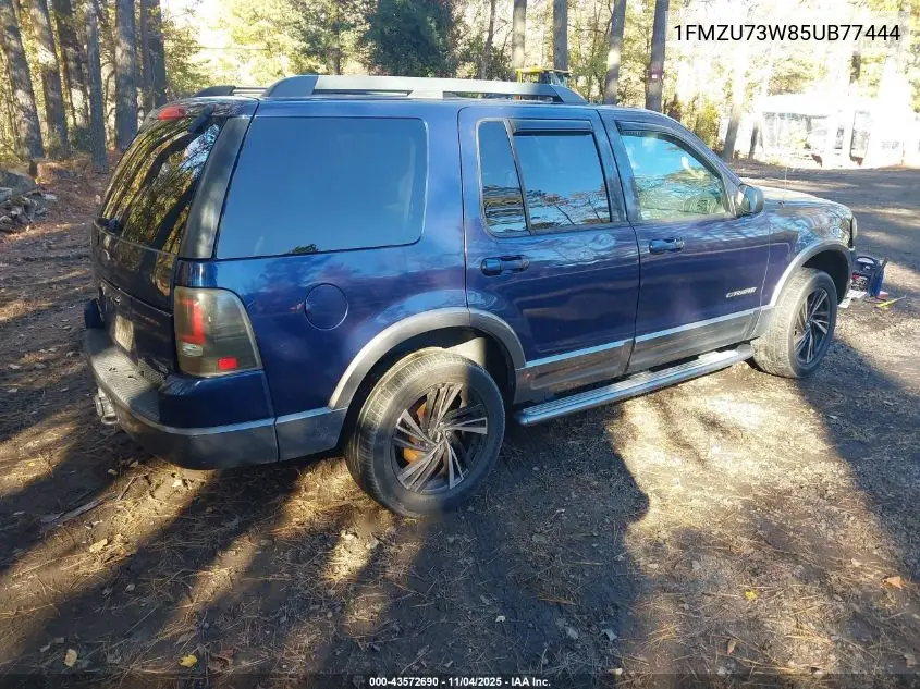 1FMZU73W85UB77444 2005 Ford Explorer Xlt/Xlt Sport