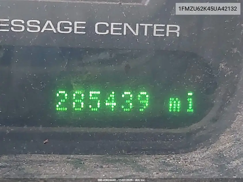 1FMZU62K45UA42132 2005 Ford Explorer Xls/Xls Sport