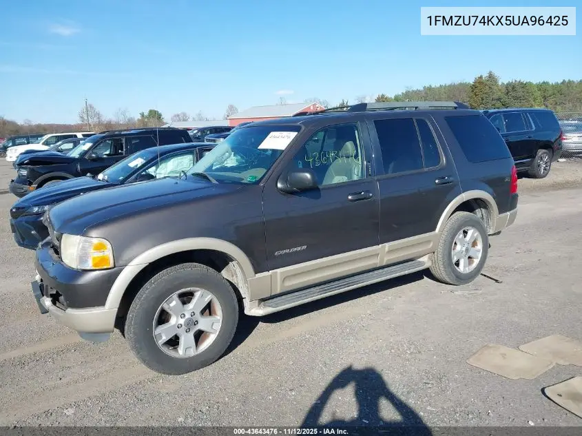 1FMZU74KX5UA96425 2005 Ford Explorer Eddie Bauer
