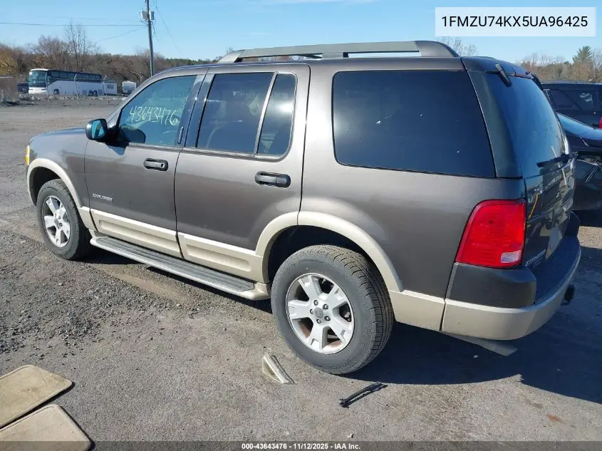 1FMZU74KX5UA96425 2005 Ford Explorer Eddie Bauer