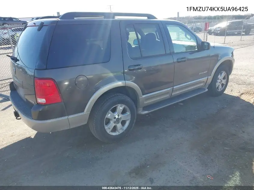 1FMZU74KX5UA96425 2005 Ford Explorer Eddie Bauer