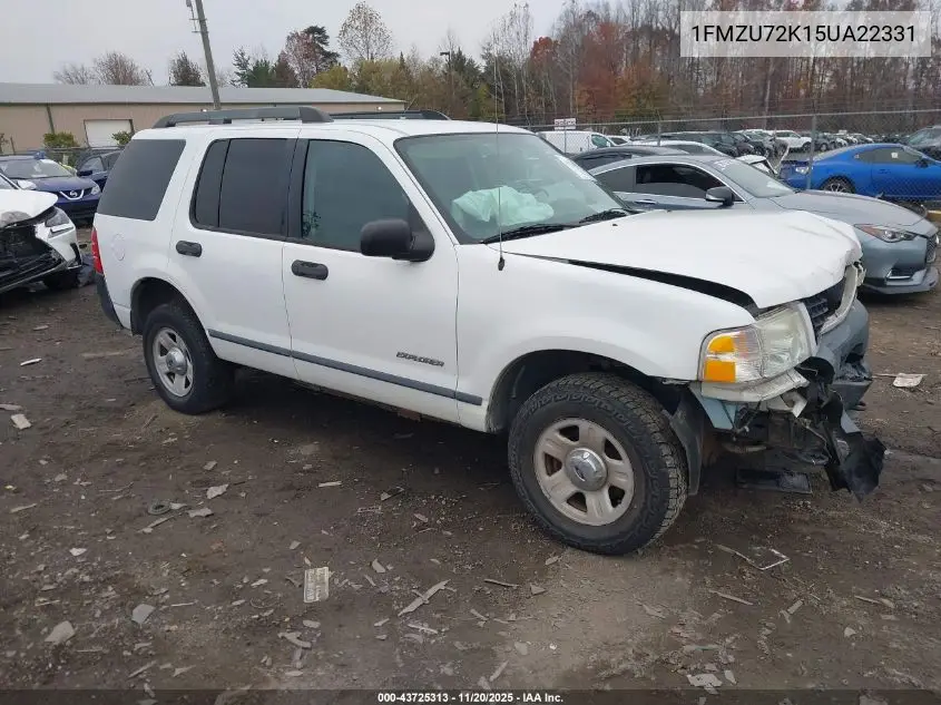 1FMZU72K15UA22331 2005 Ford Explorer Xls/Xls Sport