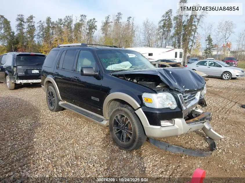 1FMEU74E36UA84854 2006 Ford Explorer Eddie Bauer