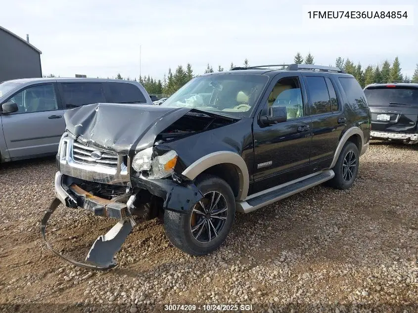 1FMEU74E36UA84854 2006 Ford Explorer Eddie Bauer