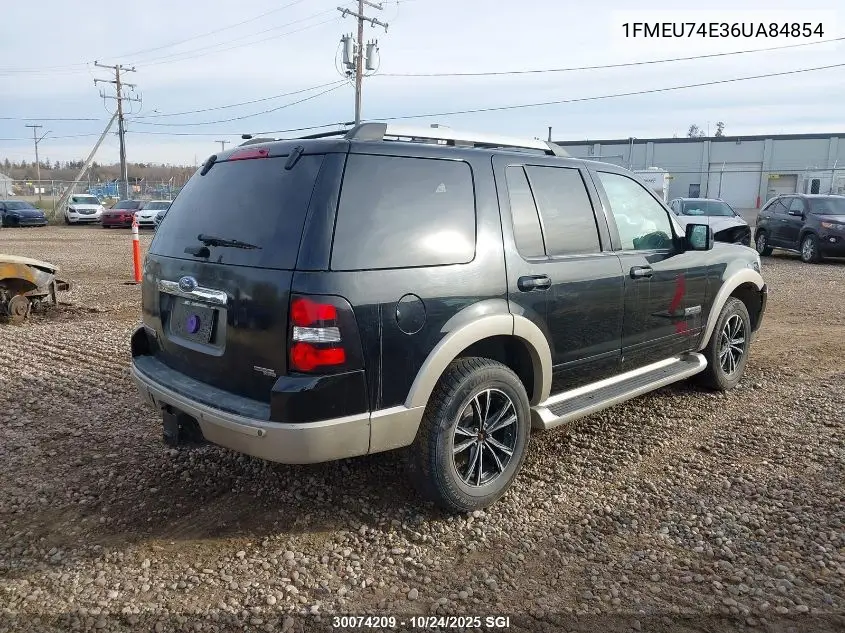 1FMEU74E36UA84854 2006 Ford Explorer Eddie Bauer