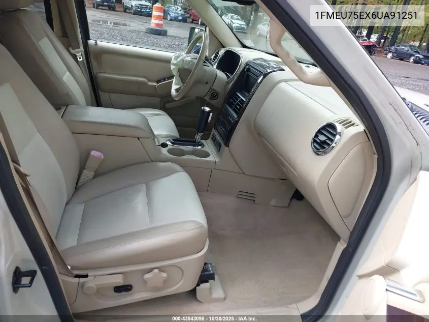 1FMEU75EX6UA91251 2006 Ford Explorer Limited