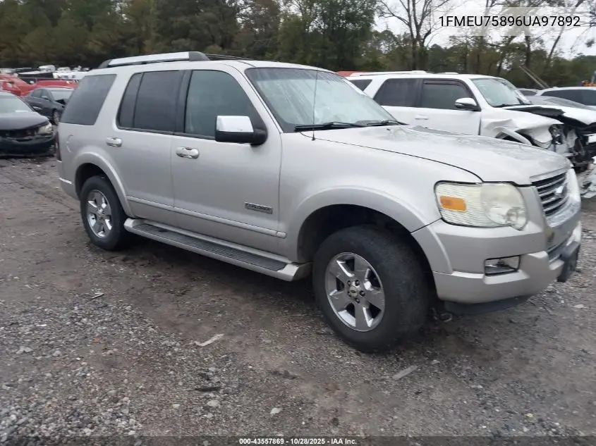 1FMEU75896UA97892 2006 Ford Explorer Limited