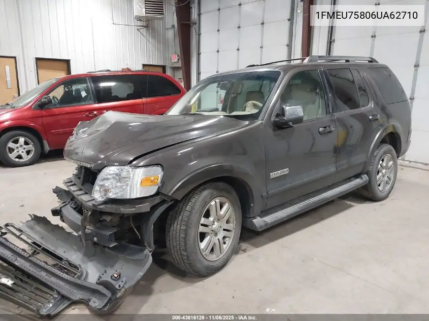 1FMEU75806UA62710 2006 Ford Explorer Limited