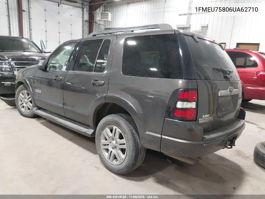 1FMEU75806UA62710 2006 Ford Explorer Limited