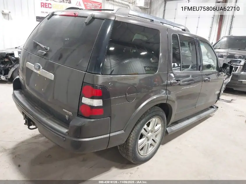 1FMEU75806UA62710 2006 Ford Explorer Limited