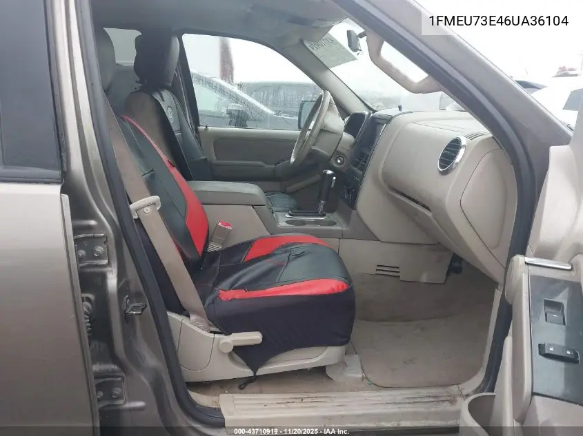 1FMEU73E46UA36104 2006 Ford Explorer Xlt