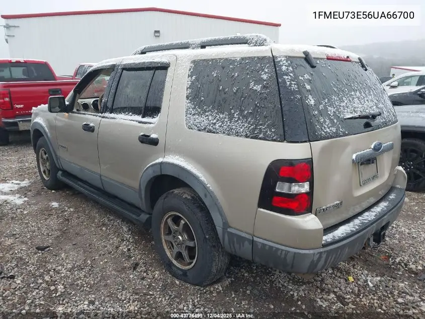 1FMEU73E56UA66700 2006 Ford Explorer Xlt