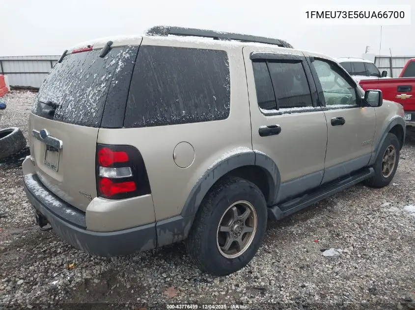 1FMEU73E56UA66700 2006 Ford Explorer Xlt