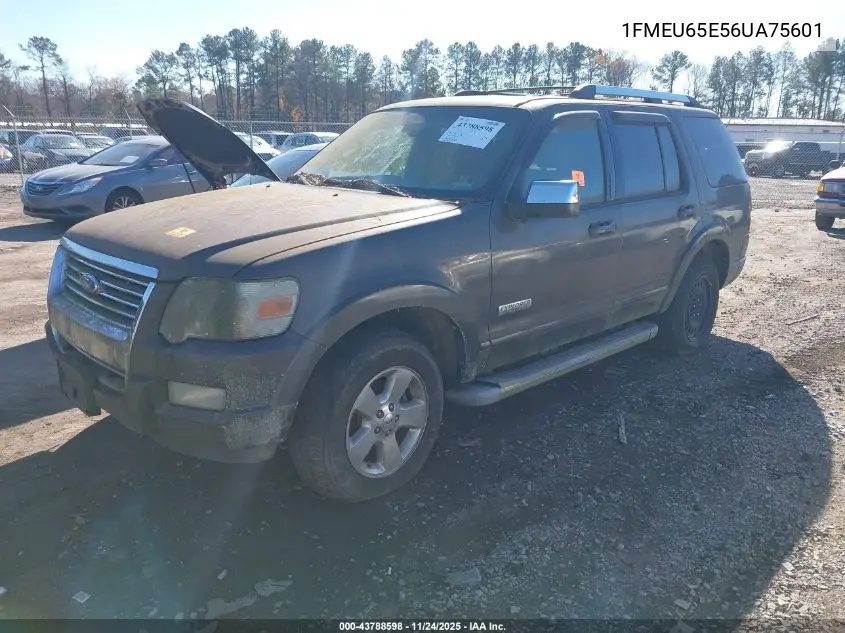 1FMEU65E56UA75601 2006 Ford Explorer Limited