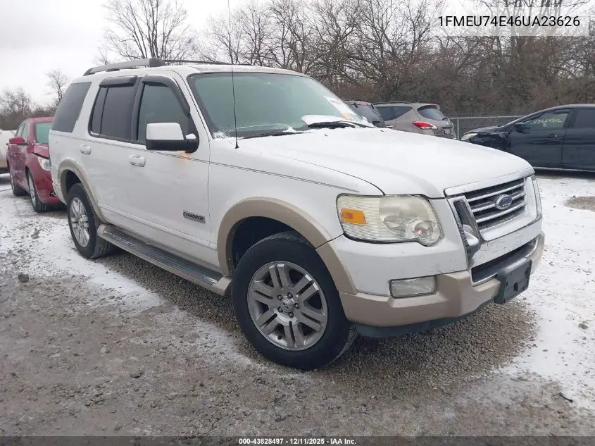 1FMEU74E46UA23626 2006 Ford Explorer Eddie Bauer
