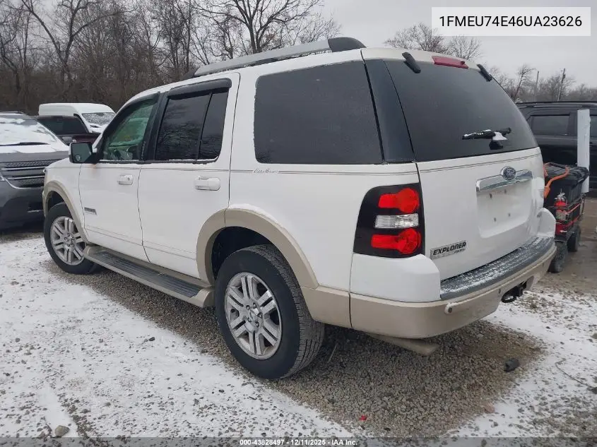 1FMEU74E46UA23626 2006 Ford Explorer Eddie Bauer