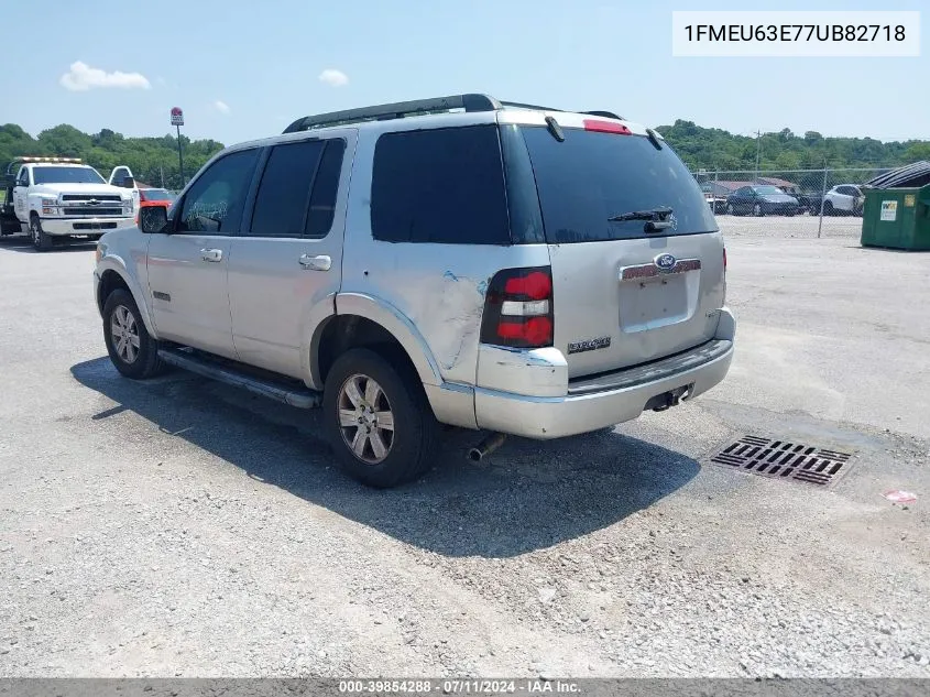 1FMEU63E77UB82718 2007 Ford Explorer Xlt