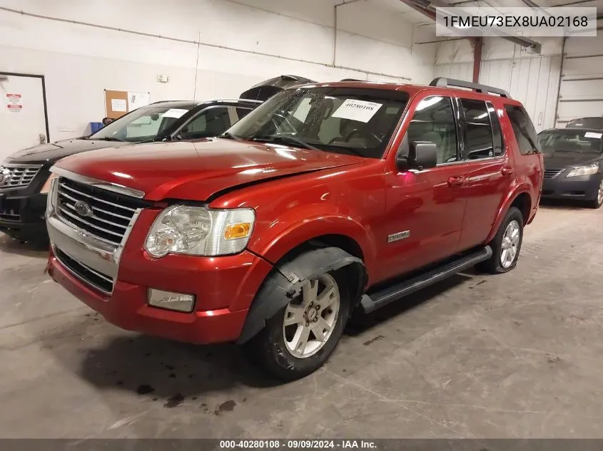 1FMEU73EX8UA02168 2008 Ford Explorer Xlt