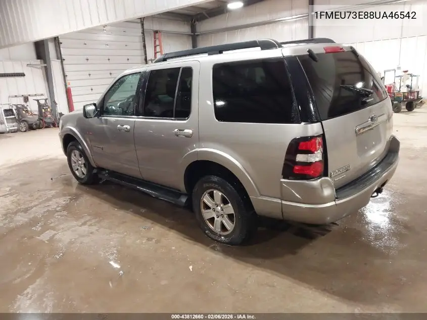 1FMEU73E88UA46542 2008 Ford Explorer Xlt