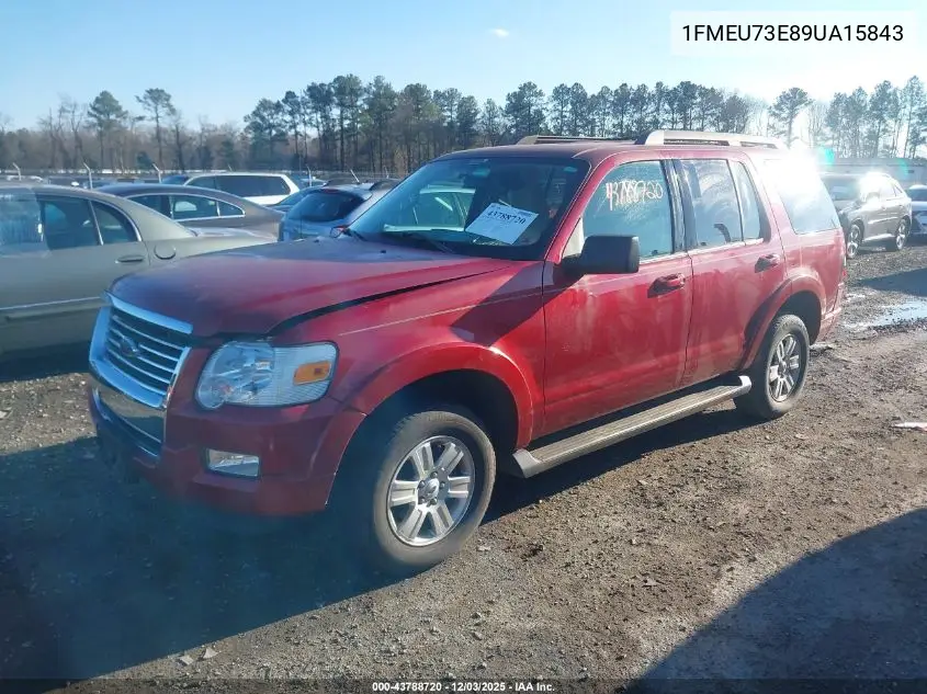 1FMEU73E89UA15843 2009 Ford Explorer Xlt