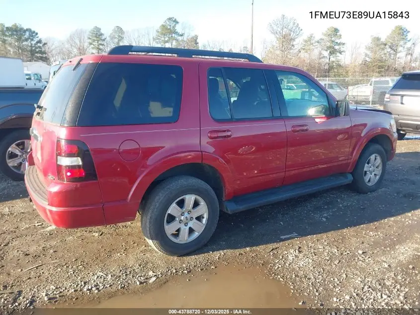 1FMEU73E89UA15843 2009 Ford Explorer Xlt