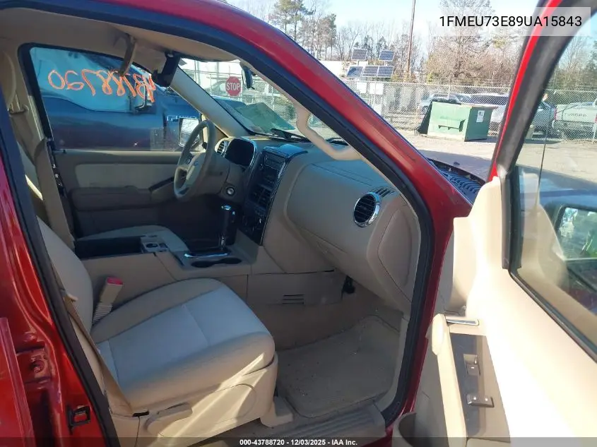 1FMEU73E89UA15843 2009 Ford Explorer Xlt