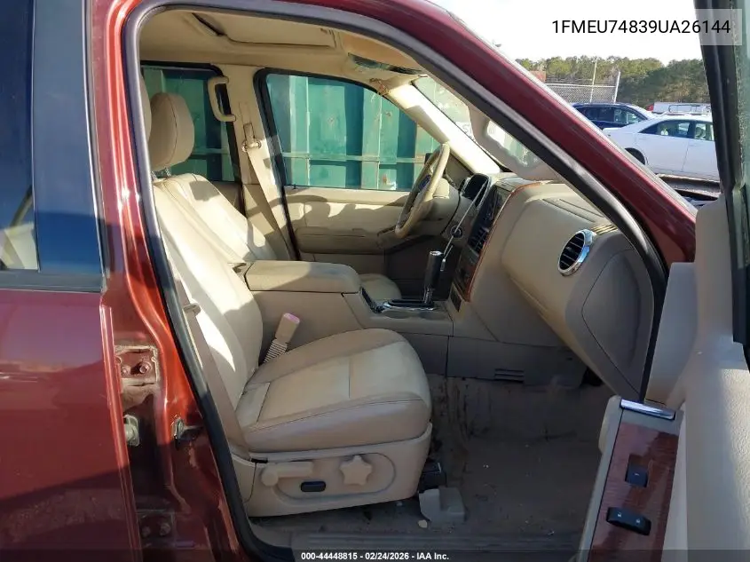 1FMEU74839UA26144 2009 Ford Explorer Eddie Bauer
