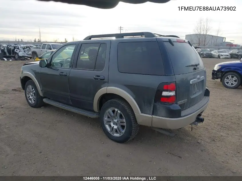 1FMEU7E88AUA73902 2010 Ford Explorer Eddie Bauer