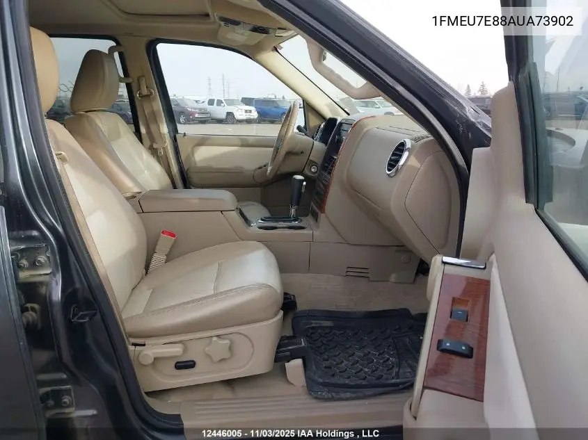 1FMEU7E88AUA73902 2010 Ford Explorer Eddie Bauer