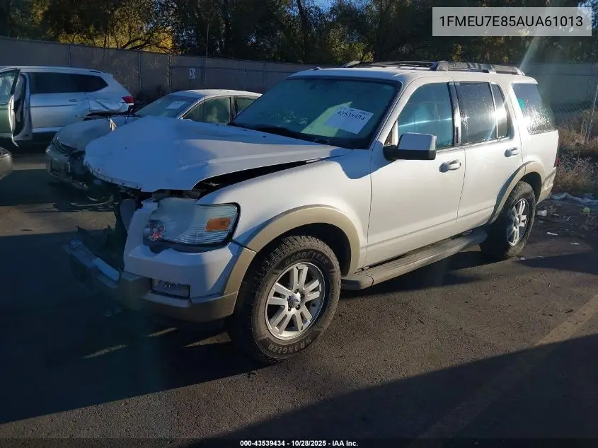 1FMEU7E85AUA61013 2010 Ford Explorer Eddie Bauer
