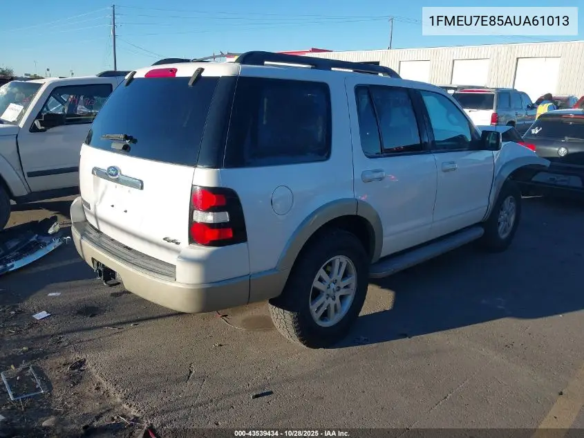 1FMEU7E85AUA61013 2010 Ford Explorer Eddie Bauer