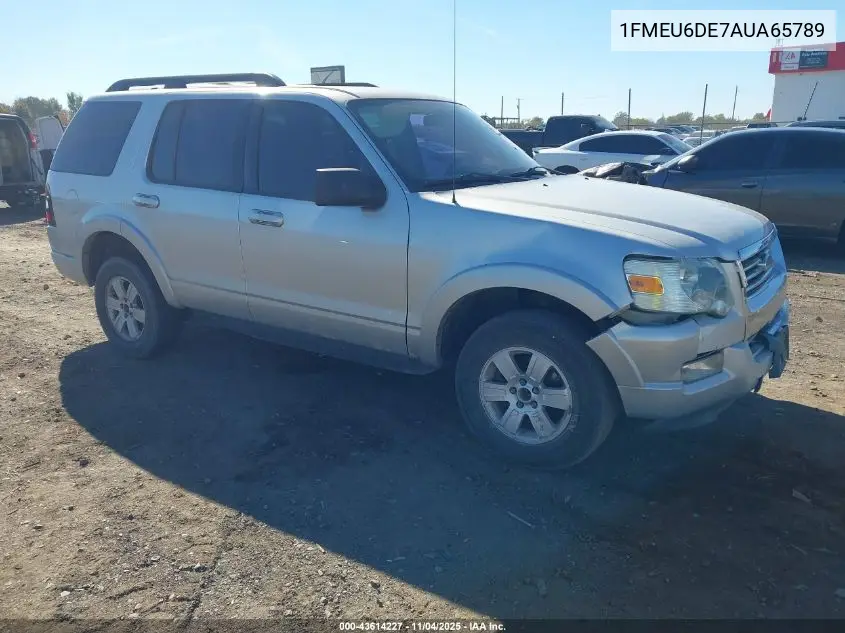 1FMEU6DE7AUA65789 2010 Ford Explorer Xlt