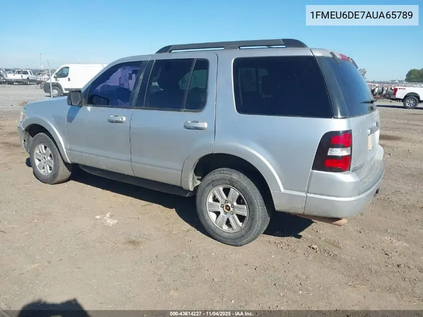 1FMEU6DE7AUA65789 2010 Ford Explorer Xlt