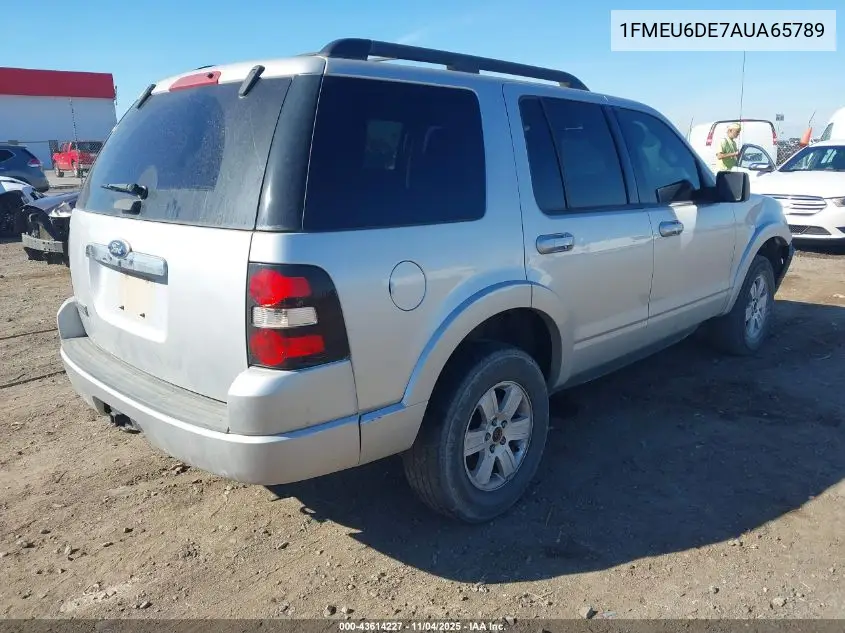 1FMEU6DE7AUA65789 2010 Ford Explorer Xlt