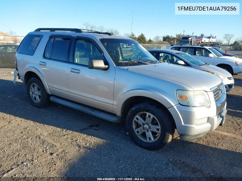 1FMEU7DE1AUA79256 2010 Ford Explorer Xlt