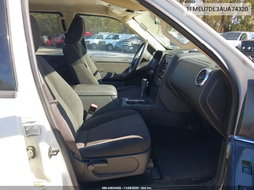 1FMEU7DE3AUA74320 2010 Ford Explorer Xlt
