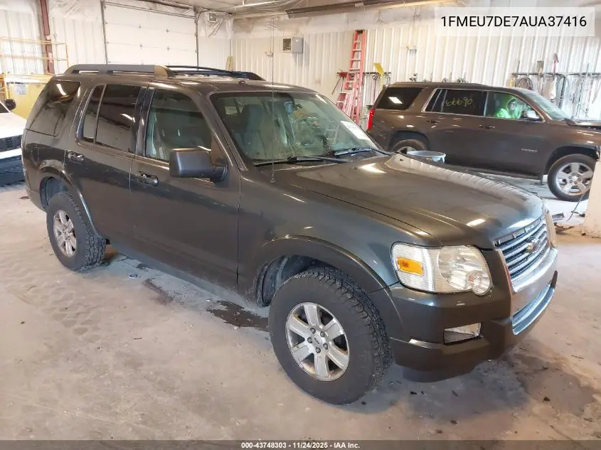 1FMEU7DE7AUA37416 2010 Ford Explorer Xlt