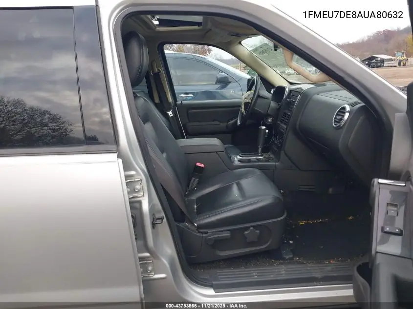 1FMEU7DE8AUA80632 2010 Ford Explorer Xlt