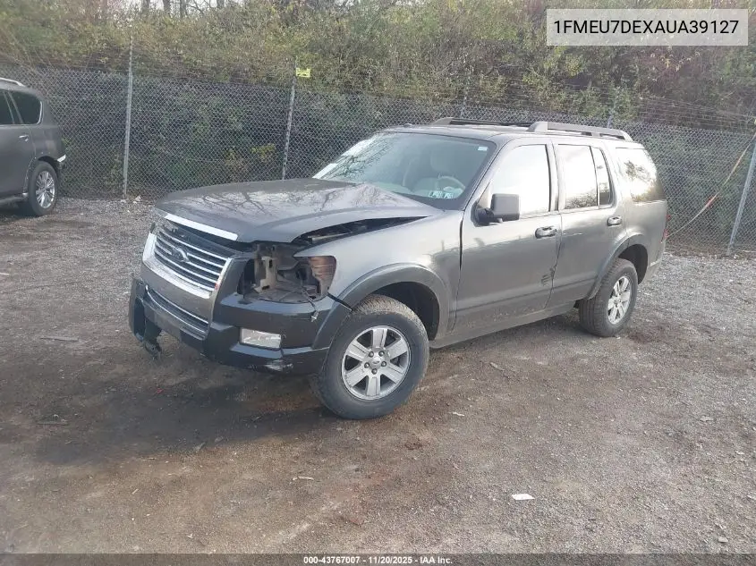 1FMEU7DEXAUA39127 2010 Ford Explorer Xlt