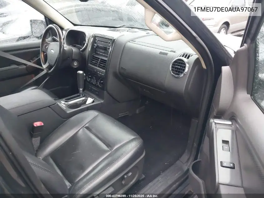 1FMEU7DE0AUA97067 2010 Ford Explorer Xlt