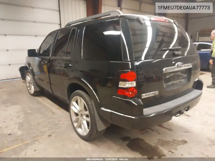 1FMEU7DE0AUA77773 2010 Ford Explorer Xlt