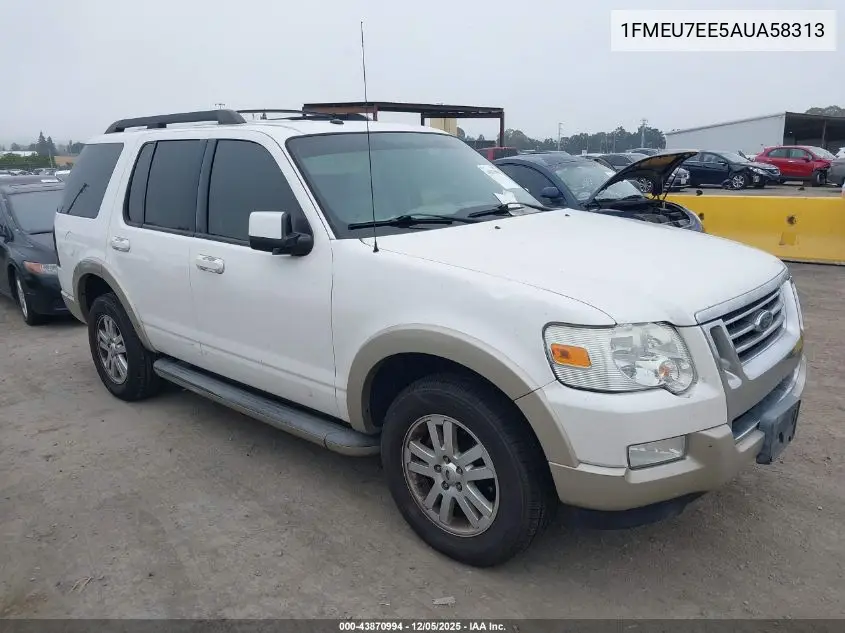 1FMEU7EE5AUA58313 2010 Ford Explorer Eddie Bauer
