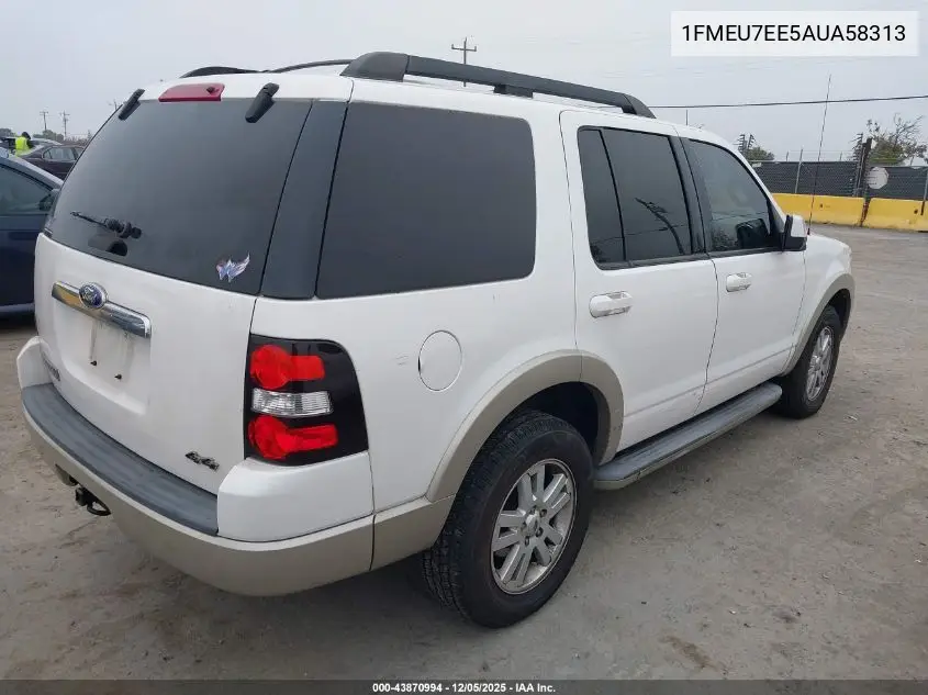 1FMEU7EE5AUA58313 2010 Ford Explorer Eddie Bauer