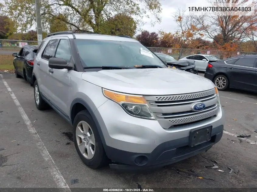 1FMHK7B83BGA04803 2011 Ford Explorer