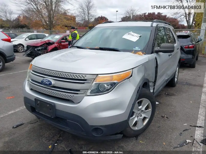 1FMHK7B83BGA04803 2011 Ford Explorer