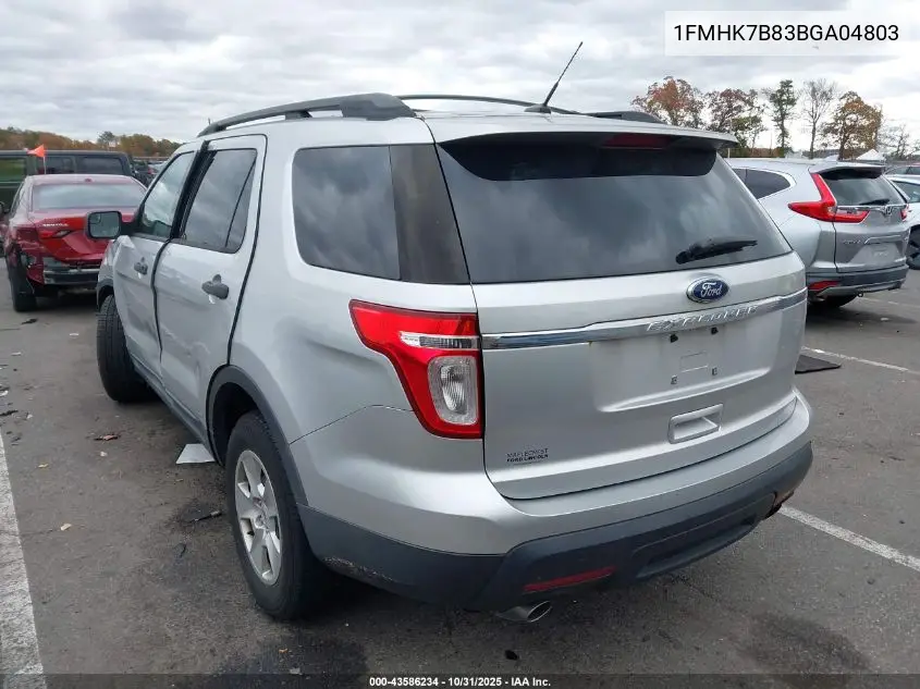 1FMHK7B83BGA04803 2011 Ford Explorer